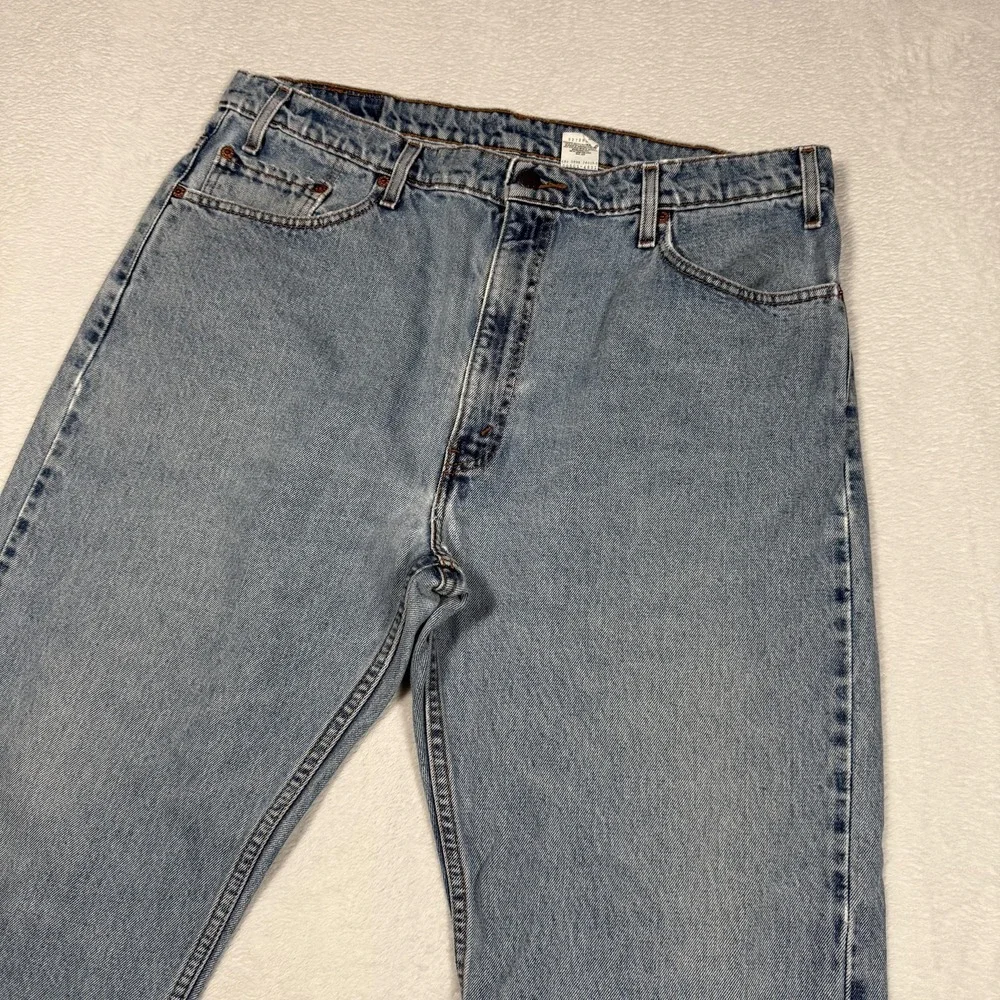 Levis 505 Jeans Mens 40x30 Blue Regular Fit Medium Wash Denim Vintage‎ 98 USA